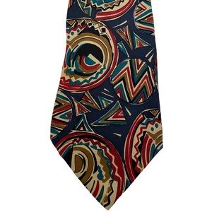 Vintage Baker Street by Van Heusen 100% Silk Men Necktie  Mixed Colors